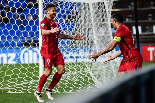 Hulk e Elkeson - Ulsan Hyundai x Shanghai SIPG