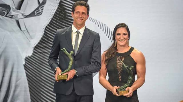 Mayra Aguiar e Marcelo Melo foram eleitos os Atletas do Ano no Prêmio Brasil Olímpico