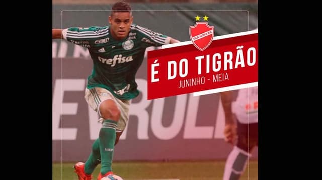 Juninho, novo contratado do Vila Nova