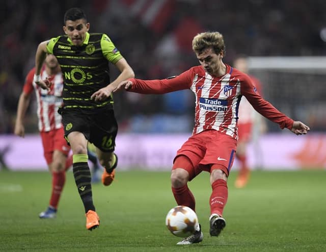 Battaglia e Griezmann - Sporting x Atlético de Madrid