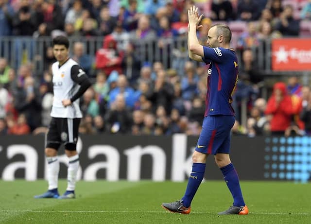 Iniesta - Barcelona x Valencia