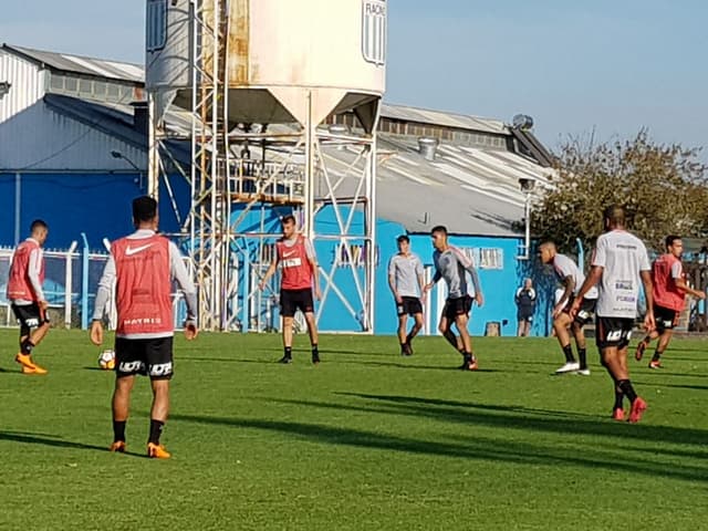 Treino do Corinthians na Argentina