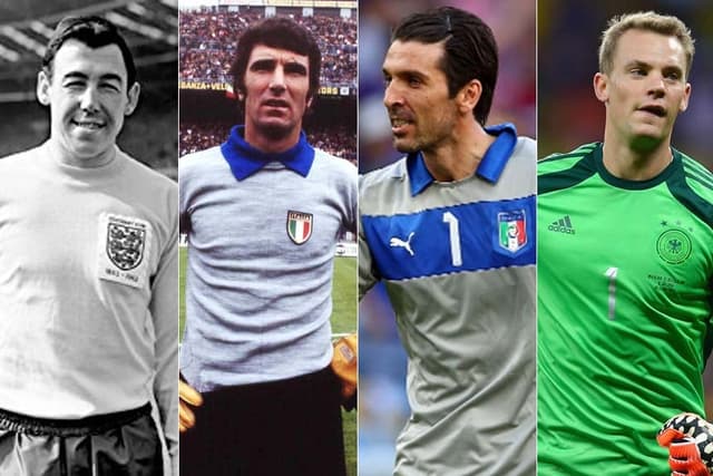 Gordon Banks, Dino Zoff, Buffon e Neuer foram goleiros que marcaram época e foram escolhidos os melhores da posição em Copas do Mundo. Confira a lista completa de todos os mundiais