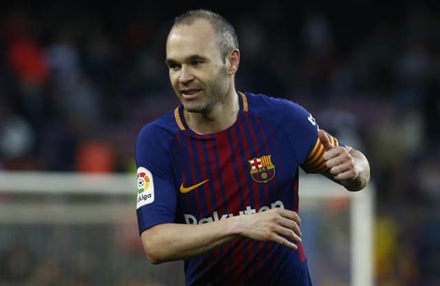 Veja imagens de Iniesta pelo Barcelona