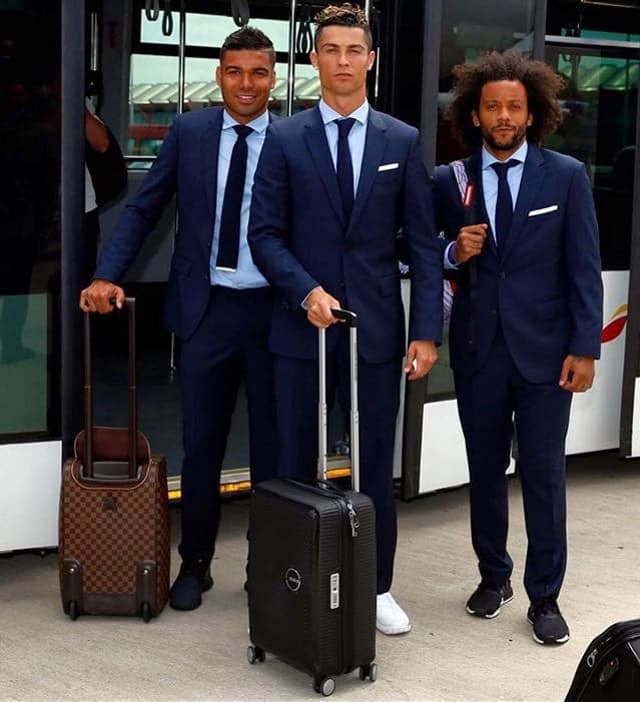 Casemiro, Cristiano Ronaldo e Marcelo