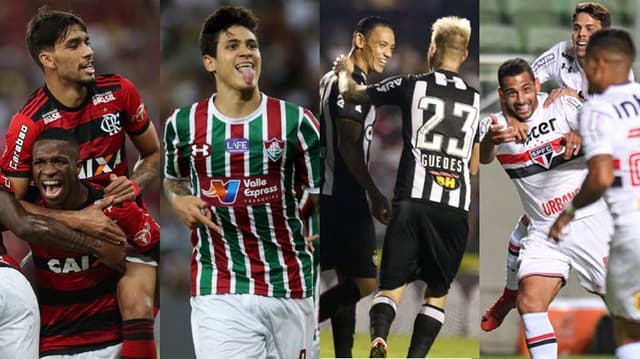 Flamengo, Fluminense, Atlético-MG e São Paulo no topo: veja os dez primeiros