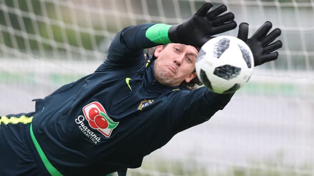 Treino Seleção Brasileira Cássio