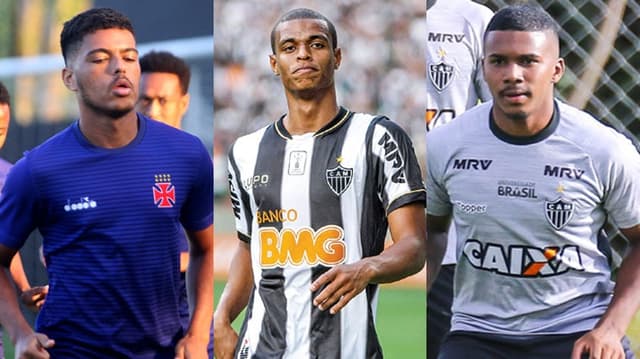 Evander, Lucas Candido e Marquinhos: envolvidos em negociação nesta sexta. Veja galeria L!