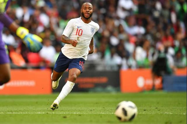 Raheem Sterling da Inglaterra