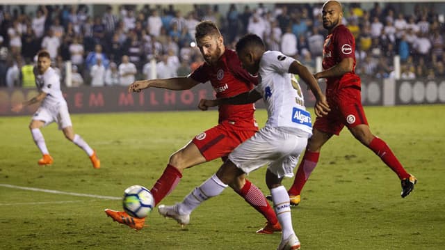 Último jogo: Santos 1 x 2 Internacional  -Brasileirão - Vila Belmrio (10/06/2018)