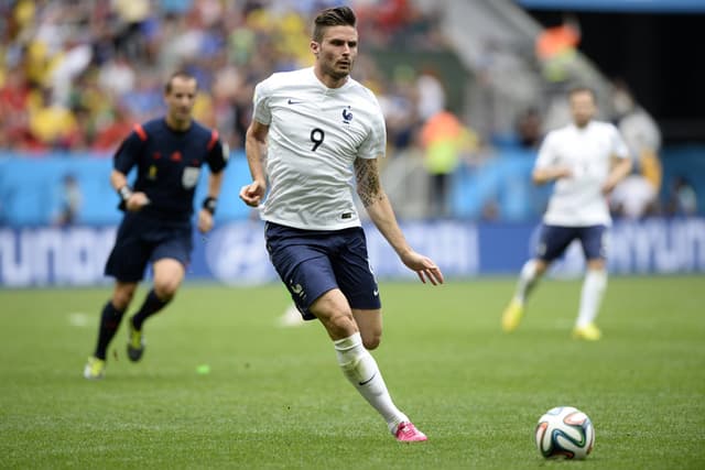 Olivier Giroud, Blaise Matuidi e Paul Pogba são os jogadores do atual elenco da França que já marcaram gols em Copa do Mundo