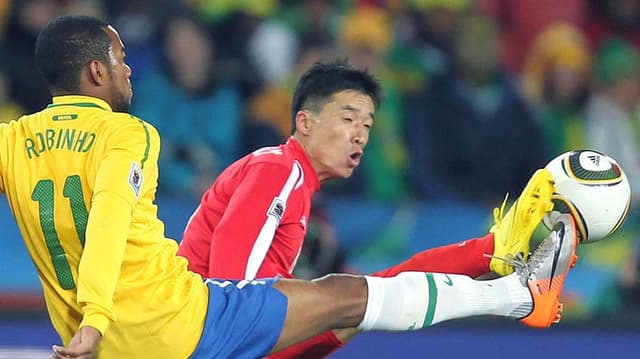 2010: Brasil 2 x 1 Coréia do Norte - Ellis Park Stadium (África do Sul)