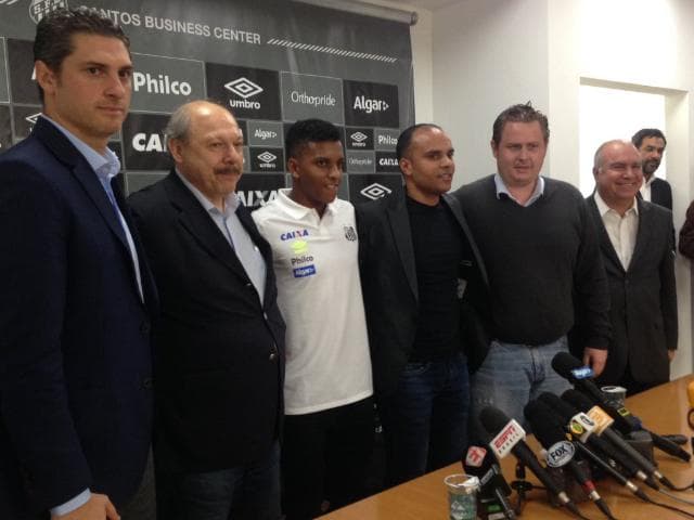 Rodrygo, Peres e empresários