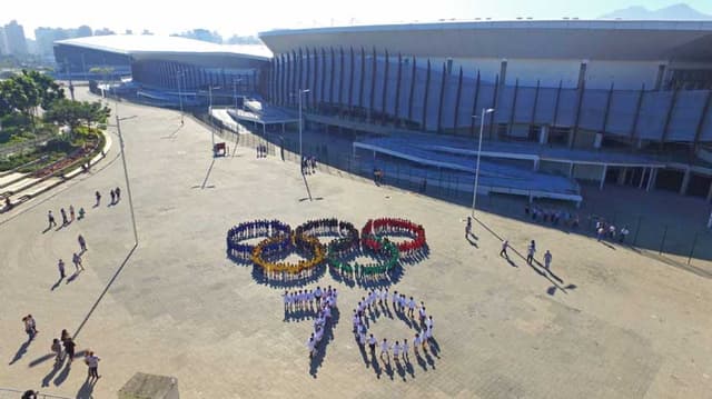 Celebração do Dia Olímpico na Arena 2 do Parque Olímpico