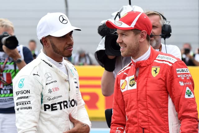 Hamilton e Vettel - França