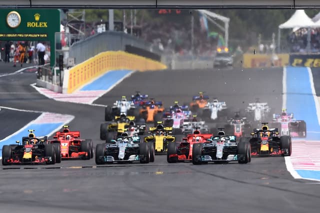 Largada - GP da França de F1