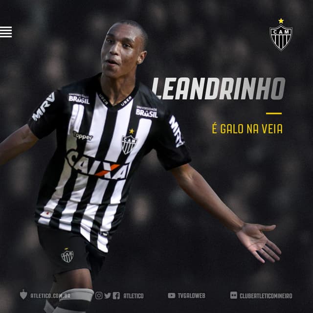 Atlético-MG contrata atacante Leandrinho, do Napoli