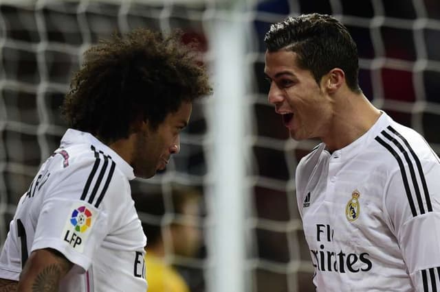 Marcelo e Cristiano Ronaldo