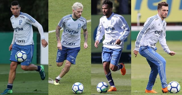 Moisés, Lucas Lima, Scarpa e Hyoran