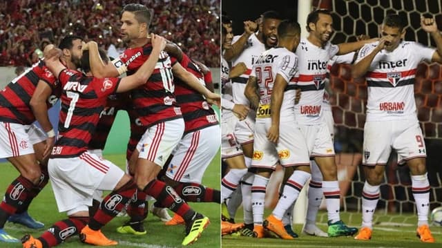 Flamengo e São Paulo se enfrentam nesta quarta-feira, pelo Campeonato Brasileiro; relembre as últimas partidas das equipes