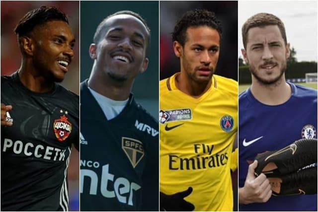 Vitinho, Militão, Neymar e Hazard movimentaram o dia na janela de transferência