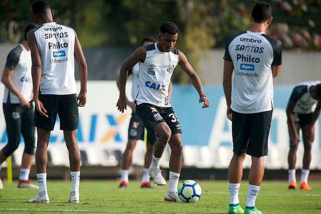 Treino Santos Rodrygo