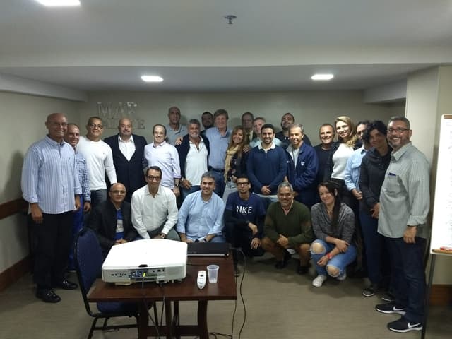 Reunião no CBEM com representantes das modalidades para organização dos Jogos Brasileiros Master (Foto: Divulgação)