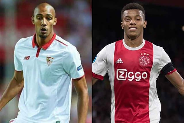 Montagem - N'Zonzi e David Neres