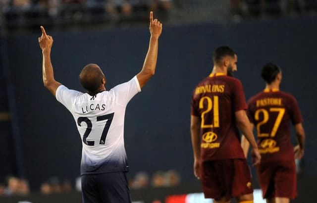 Lucas Moura - Tottenham x Roma