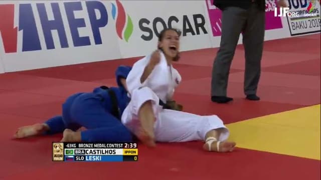 Alexia Castilhos no GP de Zagreb de judo,