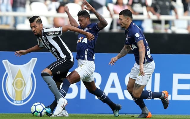 Apesar de apresentar evolução em relação aos últimos jogos, o Botafogo ainda apresentou muitos erros. O empate sem gols com o Santos foi ruim, sobretudo pelo gol anulado no fim do jogo. O goleiro Saulo, o zagueiro Carli e o meia Matheus Fernandes (foto) foram os destaques. Confira, a seguir, as notas do L! (Por Sergio Santana - sergiosantana@lancenet.com.br)