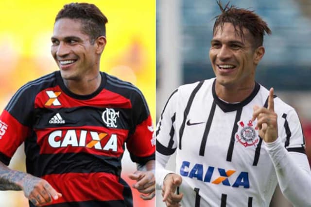 Guerrero foi o caso mais recente de jogadores que passaram por Corinthians e Flamengo. O peruano trocou o Timão pelo Rubro-Negro em 2015.