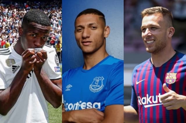 Arthur, Richarlison e Arthur foram grandes negociações envolvendo brasileiros nesta janela de transferências na Europa