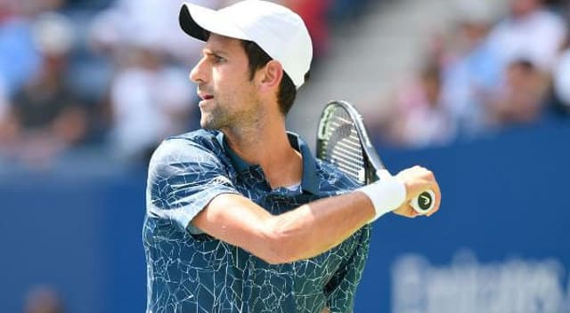 Novak Djokovic no US Open