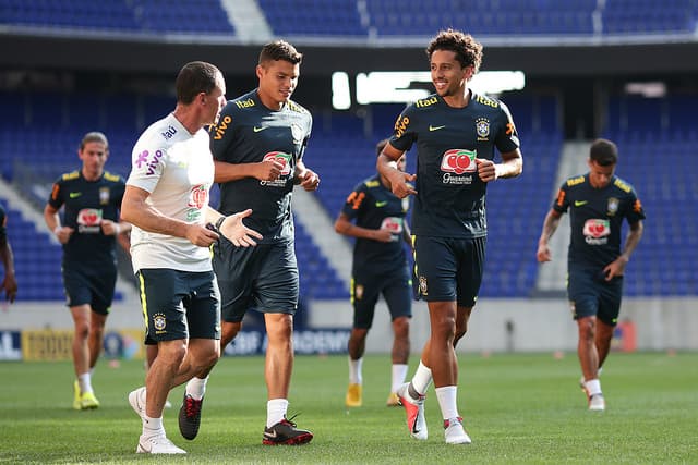 Treino da Seleção Brasileira