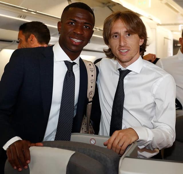 Vinicius Júnior e Modric - Real Madrid