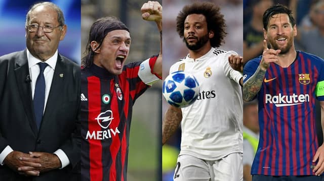 Gento, Maldini, Marcelo e Messi são alguns dos jogadores que mais venceram a Champions