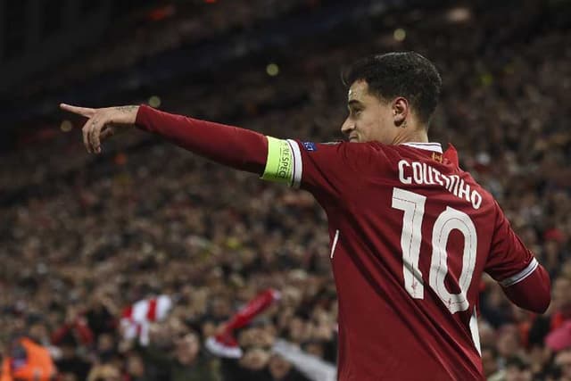 Philippe Coutinho - Liverpool 7x0 Spartak Moscou 2017/18