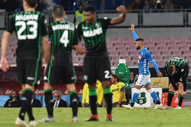 Napoli x Sassuolo - Insigne