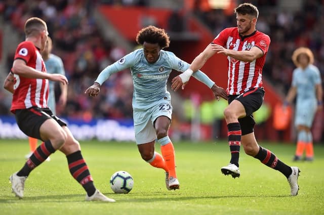 Willian foi muito bem na goleada do Chelsea sobre o Southampton. O brasileiro teve atuação destacada na imprensa inglesa