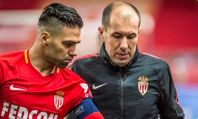 Falcao e Leonardo Jardim