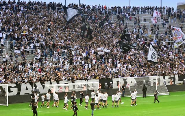 Corinthians fez treino aberto na Arena antes de decisão&nbsp;