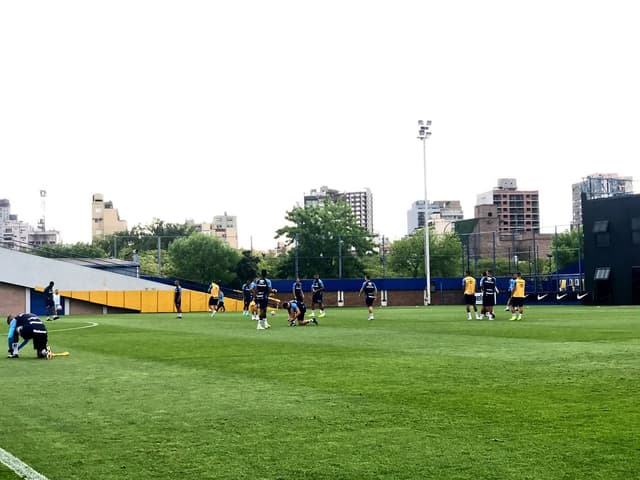 Treino do Grêmio - Argentina