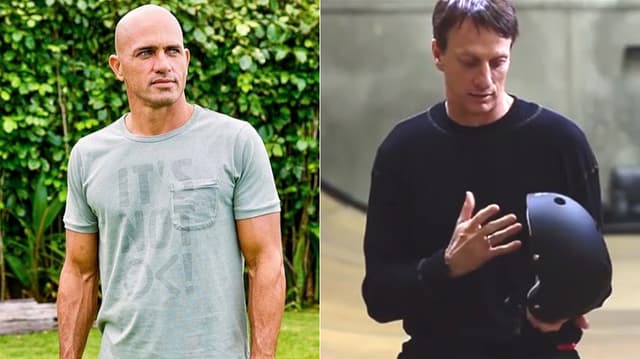 Tony  Hawk e Kelly Slater