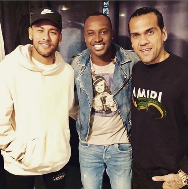 Neymar, Thiaguinho e Dani Alves