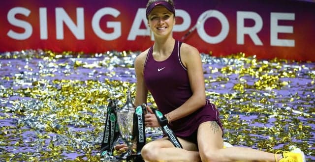 Svitolina ganhou a competição de maneira invicta