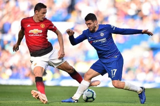 Matic e Kovacic - Chelsea x Manchester United