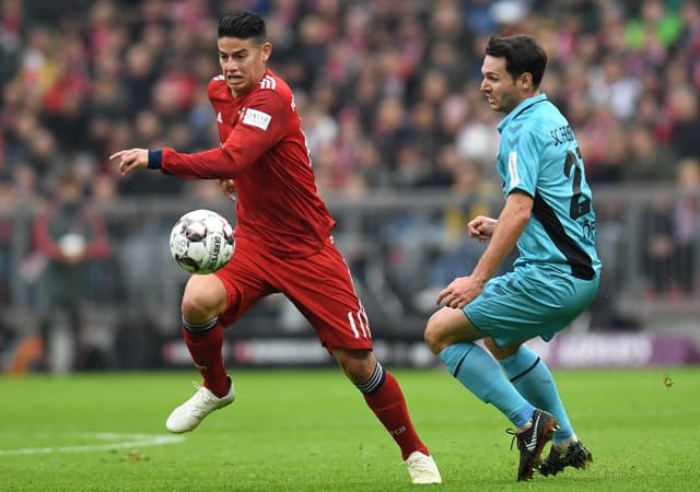 Bayern x Freiburg - James Rodriguez