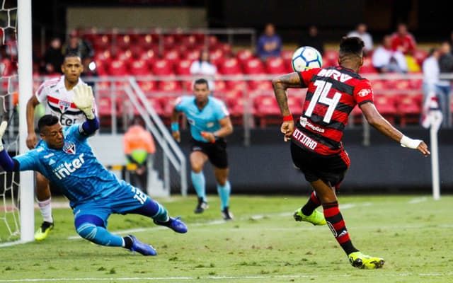 São Paulo x Flamengo - Vitinho