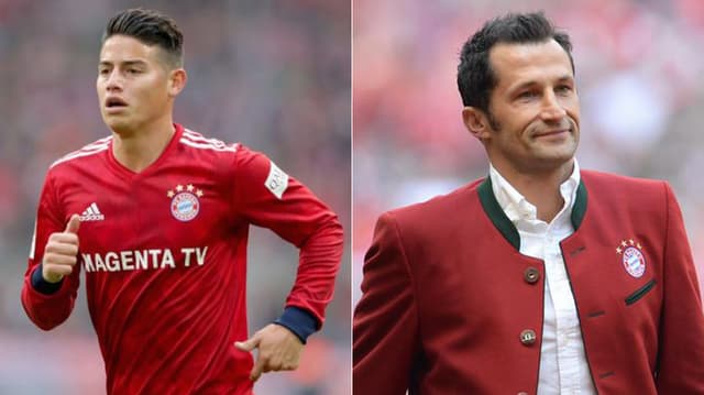 Montagem James Rodriguez e o Salihamidzic